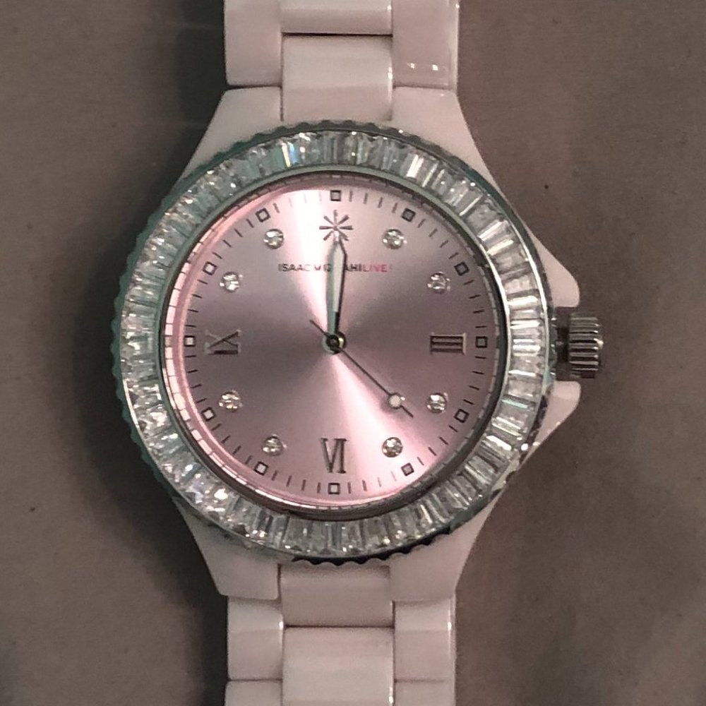 Issac Mizrahi Blush Pink Watch